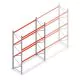 Gebruikte Stow palletstelling 3000x2700x1100mm (hxbxd) 3 niveaus beginsectie