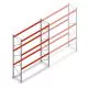Palletstelling AR T2 4500x3600x1100mm (hxbxd) 3 niveaus 3004kg/niv beginsectie met voorgemonteerde frames