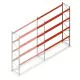 Gebruikte Stow palletstelling 5250x3600x1100mm (hxbxd) 4 niveaus aanbouwsectie