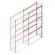 Palletstelling AR T2 6000x2700x1100mm (hxbxd) 3 niveaus 2844kg/niv L2 aanbouwsectie