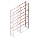 Palletstelling AR T2 8000x2700x1100mm (hxbxd) 4 niveaus 3636kg/niv L2 aanbouwsectie