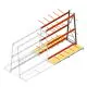 Stelling voor verticale opslag AR dubbelzijdig 2000x1850x1700 mm (hxbxd) 3 niveaus aanbouwsectie