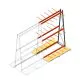 Stelling voor verticale opslag AR dubbelzijdig 3000x1850x1700 mm (hxbxd) 3 niveaus aanbouwsectie