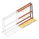 Stelling voor verticale opslag AR enkelzijdig 2000x1850x900 mm (hxbxd) 3 niveaus aanbouwsectie