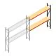 Grootvakstelling AR 2250x2700x500 mm (hxbxd) 2 niveaus verzinkt aanbouwsectie met voorgemonteerde frames