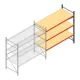 Grootvakstelling AR 2250x2700x900 mm (hxbxd) 3 niveaus verzinkt aanbouwsectie