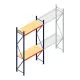 Grootvakstelling AR 3000x1610x600 mm (hxbxd) 2 niveaus blauw beginsectie met voorgemonteerde frames