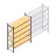 Grootvakstelling AR 3000x2700x800 mm (hxbxd) 5 niveaus blauw beginsectie