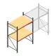 Grootvakstelling AR 2250x1610x1000 mm (hxbxd) 2 niveaus verzinkt beginsectie met voorgemonteerde frames
