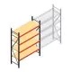 Grootvakstelling AR 2250x1610x600 mm (hxbxd) 4 niveaus verzinkt beginsectie