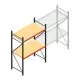 Grootvakstelling AR 2250x1610x800 mm (hxbxd) 2 niveaus verzinkt beginsectie met voorgemonteerde frames