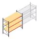 Grootvakstelling AR 2250x2700x900 mm (hxbxd) 3 niveaus verzinkt beginsectie