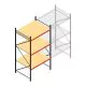 Grootvakstelling AR 3000x1610x1200 mm (hxbxd) 3 niveaus verzinkt beginsectie met voorgemonteerde frames