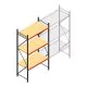Grootvakstelling AR 3000x1610x800 mm (hxbxd) 3 niveaus verzinkt beginsectie met voorgemonteerde frames