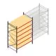 Grootvakstelling AR 3000x2010x1200 mm (hxbxd) 6 niveaus verzinkt beginsectie