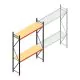 Grootvakstelling AR 3000x2010x600 mm (hxbxd) 2 niveaus verzinkt beginsectie met voorgemonteerde frames