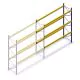 Gebruikte Esmena palletstelling 4600x3600x1100 mm (hxbxd) 3 niveaus aanbouwsectie