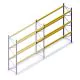 Gebruikte Esmena palletstelling 4100x3600x1100mm (hxbxd) 3 niveaus aanbouwsectie