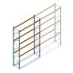 Gebruikte JH MPB palletstelling 3850x3600x1100 mm (hxbxd) 3 niveaus beginsectie
