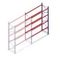 Gebruikte SLP palletstelling 4650x2700x1000 mm (hxbxd) 4 niveaus aanbouwsectie