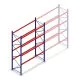 Gebruikte SLP palletstelling 4650x2700x1000 mm (hxbxd) 4 niveaus beginsectie