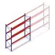 Gebruikte Stow palletstelling 5000x2700x900mm (hxbxd) 3 niveaus beginsectie