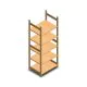 Houten legbordstelling BT Euro 2100x770x600 mm (hxbxd) 5 niveaus beginsectie