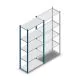 Legbordstelling Medium Duty 2000x850x400mm (hxbxd) 5 niveaus blauw beginsectie