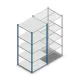 Legbordstelling Medium Duty 2000x850x800mm (hxbxd) 5 niveaus blauw beginsectie