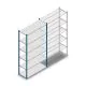 Legbordstelling Medium Duty 2500x1300x500mm (hxbxd) 6 niveaus blauw beginsectie