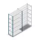 Legbordstelling Medium Duty 2500x1300x600mm (hxbxd) 6 niveaus blauw beginsectie