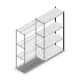 Legbordstelling Medium Duty 2000x1150x500mm (hxbxd) 4 niveaus antraciet aanbouwsectie