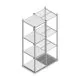 Legbordstelling Light Duty 2000x550x600mm (hxbxd) 4 niveaus beginsectie
