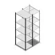 Legbordstelling Medium Duty 2200x550x800mm (hxbxd) 5 niveaus antraciet beginsectie