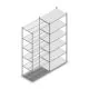 Legbordstelling Medium Duty 3000x1000x600mm (hxbxd) 6 niveaus verzinkt aanbouwsectie