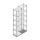 Legbordstelling Medium Duty 3000x550x400mm (hxbxd) 6 niveaus verzinkt beginsectie