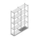 Legbordstelling Light Duty 2500x850x400mm (hxbxd) 5 niveaus beginsectie