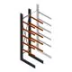 Zware draagarmstelling enkelzijdig 4000x800x1200mm (hxbxd) 5 niveaus beginsectie