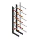 Zware draagarmstelling enkelzijdig 5000x800x1200mm (hxbxd) 4 niveaus beginsectie