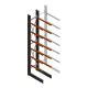 Zware draagarmstelling enkelzijdig 5000x800x1500mm (hxbxd) 6 niveaus beginsectie