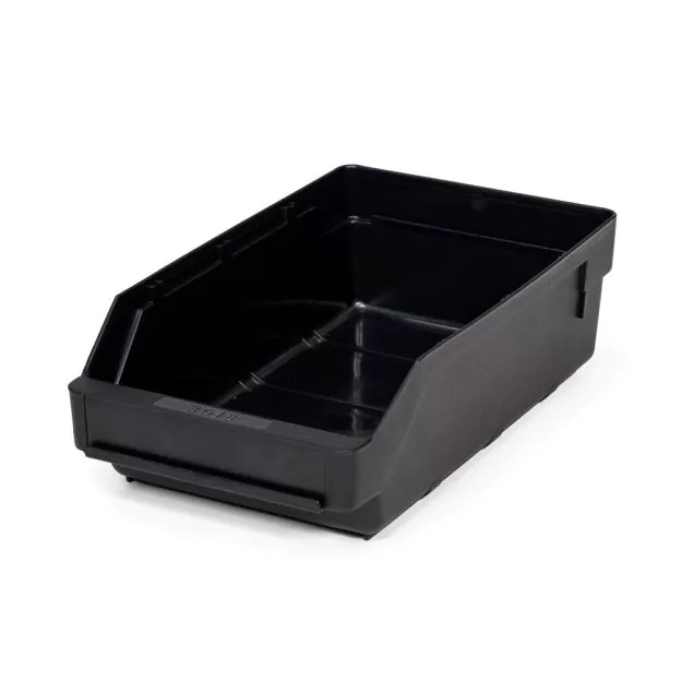 Magazijnbak 3018 Zwart (ESD) 300x180x95mm (lxbxh)