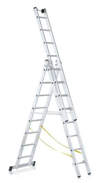 Trap met stootrubber treden Zarges Comfortstep S 3 treden