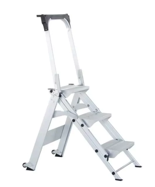 Veiligheidstrap inklapbaar Zarges Plazastep P 3 treden met beugel