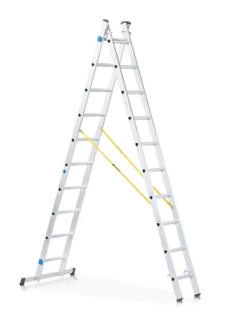 Bok- en opsteekladder Zarges Combimaster DX 2x14 treden