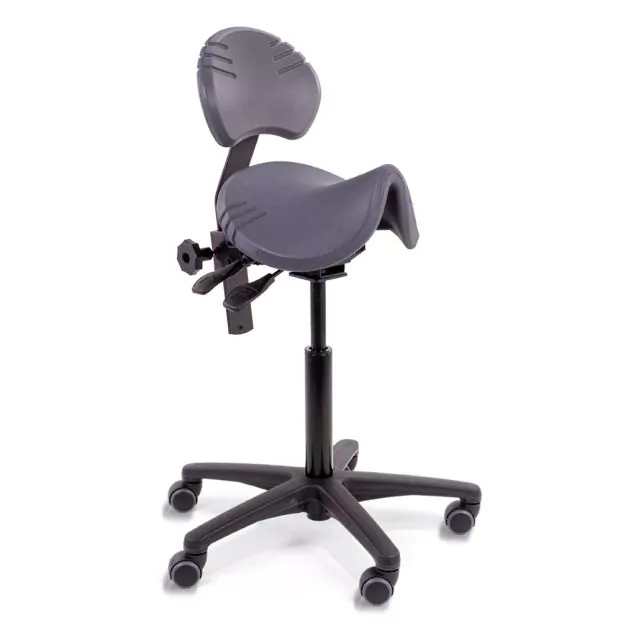 Score zadelkruk Spirit Amazone met wieltjes en rugsteun 59-77cm