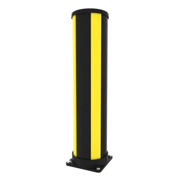 Stootpaal Axelent 870x200mm (hxØ) geel-zwart