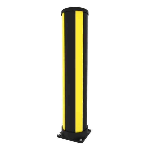 Stootpaal Axelent 1160x200mm (hxØ) geel-zwart