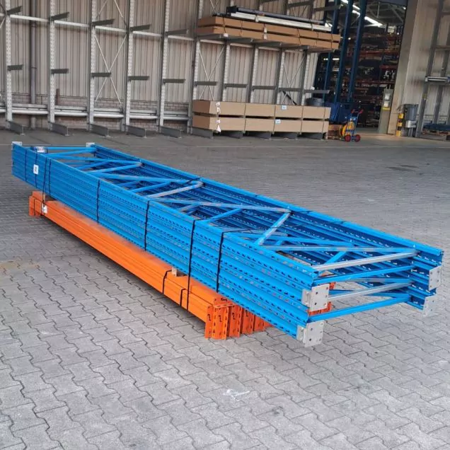 Voordeelpartij gebruikte Stow palletstelling 5250x11200x1100mm (hxbxd) 4 niveaus