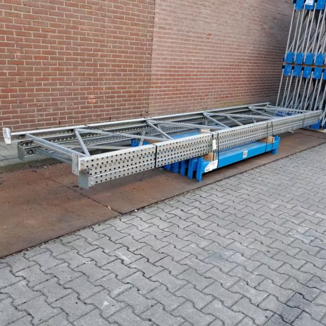 Voordeelpartij gebruikte Schafer palletstelling 5200x4025x1050mm (hxbxd) 5 niveaus