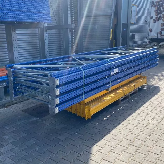 Voordeelpartij gebruikte JH MPB palletstelling 4500x19580x1100mm (hxbxd) 2 niveaus